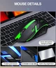 Игровой комплект, клавиатура игровая + игровая мишь T-Wolf TF270 2 в 1 Проводной с RGB подсветкой - изображение 8