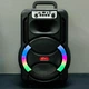 Беспроводная караоке колонка с микрофоном, пультом и RGB-подсветкой ZQS8166W Черный - изображение 3