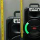 Беспроводная караоке колонка с микрофоном, пультом и RGB-подсветкой ZQS8166W Черный - изображение 7