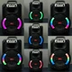 Беспроводная караоке колонка с микрофоном, пультом и RGB-подсветкой ZQS8166W Черный - изображение 8