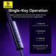 Наушники ведущие с микрофоном Baseus Encok Hz11 Wired Earphones A00164200213-Z1 Hi-Fi Audio/AUX 3,5 мм Белый (26600) - изображение 6