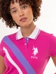 Поло женское U.S. Polo Assn 216104-ZH00A (FUCHSIA FEDORA) M Фуксия - изображение 6