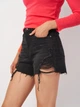 Шорты джинсовые женские Sinsay YQ109-99J 36 Черные (5903509753079) - изображение 4