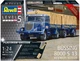Сборная модель копия Revell Грузовая машина Büssing 8000 S13 с прицепом Уровень 5 Масштаб 1:24 (RVL-07580) - изображение 3