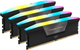 Pamięć Corsair DDR5-5200 196608MB PC5-41600 (Kit of 4x49152) Vengeance RGB Black (CMH192GX5M4B5200C38) - obraz 1