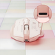 Мышь беспроводная INPHIC F8 с подключением USB 2.4ГГц и 2400DPI, milk tea - изображение 4