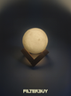 Светильник мини ночник на батарейках Magic 3D Moon Lamp Warm White - изображение 3
