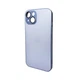 Защитный чехол-накладка AG Glass Matt Frame для Apple iPhone 15 Sierra Blue (AGMattFrameiP15LBlue) - изображение 1