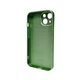 Защитный чехол-накладка AG Glass Matt Frame Цвет для Apple iPhone 15 Light Green (AGMattFrameiP15LGreen) - изображение 2