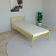 Ліжко Tobi Sho VERONA-1 односпальне металеве 200X80 Золотий - зображення 1