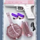 Водный аккумуляторный пистолет Glock Water Gun (250ml) with lithium battery Pink - изображение 7