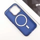 Чохол TPU+PC Lily with MagSafe для Apple iPhone 13 Pro Max (6.7") Deep Navy - изображение 4
