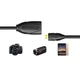 Кабель подовжувач Vention Micro HDMI і HDMI M/F 4K 30 Гц, 1 м, чорний "G" (86669274) - зображення 5