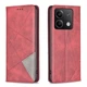 Чехол книжка SHLab Prisma Xiaomi Redmi Note 13 Red (36338-2D) - изображение 1