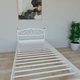 Кровать Tobi Sho VERONA-1 односпальная металлическая 200X80 Белый - изображение 3