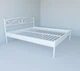 Ліжко Tobi Sho VERONA-1 полуторне металеве 190X120 Білий - зображення 2