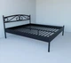 Кровать Tobi Sho VERONA-1 двухспальная металлическая 190X180 Черный - изображение 2