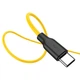Дата кабель Hoco X21 Plus Silicone Type-C Cable (1m) Black / Yellow - изображение 3