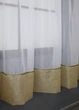 Кухонна занавіска VR-Textil № 078к бежевий з білим 280х170 см (52-0881) - зображення 5