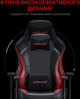 Кресло игровое Anda Seat Luna Color Size L Black/Red PVC (AD18-48-BR-PV) - изображение 9