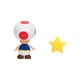 Ігрова фігурка з артикуляцією SUPER MARIO - ТОАД (10 cm, з аксес.) - изображение 4
