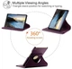 Чехол 360 на Samsung Galaxy Tab A 8.0 (T290 / T295) / чехол для планшета с функцией вертикальной и горизонтальной подставки / (фиолетовый) - изображение 2