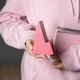 Деревянная подставка для телефона «Pink» - изображение 6
