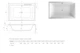 Ванна Radaway ITEA LUX 190x120 (WA1-29-190×120U) + ножки + сифон R135L - изображение 4