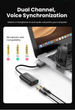 Звуковая карта UGREEN US205 USB 2.0 to 2x3.5mm Black (30724) - изображение 4