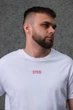 Чоловіча Оверсайз Футболка З Принтом Without Pink 1702 S/M White - изображение 2