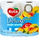 Упаковка бумаги туалетной Ruta Golden Pure White Манго 3 слоя 4 рулона х 14 шт (4820202896678) - изображение 2