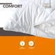 Подушка IDEIA 60*60 - Comfort Standart с молнией белая - изображение 4
