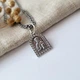 Серебряная икона ладанка Св. Миколай серебро 925 пробы Черненное 3313ч 1.90г - изображение 5