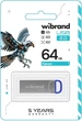 USB Flash Drive 64Gb Wibrand falcon Blue (WI2.0/FA64U7U) флеш накопитель синий - изображение 2