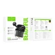 Бездротові навушники Bluetooth Hoco EW52 TWS для планшета/телефону Android/Samsung/Iphone гарнітура для пристроїв Чорний - изображение 2