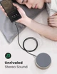 Аудіокабель UGREEN AV112 3.5mm Male to 3.5mm Male Cable Gold Plated Metal Case with Braid 100cm Black - изображение 3