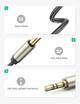 Аудіокабель UGREEN AV127 3.5mm to 6.35mm TRS Stereo Audio Cable 200cm Grey - зображення 5