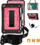 Чохол ARM Cover Apple iPad Mini 1 2 3 (7.9 екран) протиударний з ременем та підставкою 360° Black/Pink - зображення 1