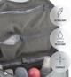 Косметичка Sea to Summit Ultra-Sil Hanging Toiletry Bage (L) Сірий - зображення 2