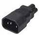 Перехідник живлення для ноутбука WA-0004 IEC320 C14 to C5 Black - зображення 1