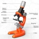 Детский научный набор: микроскоп uSmart 1012A-1+ биологические микропрепараты, Оранжевый (1194) - изображение 7
