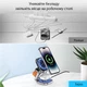 Беспроводная магнитная зарядная 3в1 док-станция 15 Вт для iPhone / iWatch / AirPods, серебристый (86749964) - изображение 7