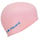 Шапочка для плавания силиконовая юниорская YINGFA K0061 розовый - изображение 2