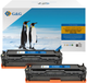 Toner G&G do HP CB540A CE320A CF210X Dual pack Black (NT-PH540UBK) - obraz 1