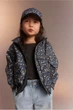 Куртка-ветровка синяя цветочный принт H&M 110-116см (400097773) - изображение 2