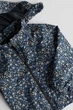 Куртка-ветровка синяя цветочный принт H&M 110-116см (400097773) - изображение 4