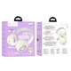 Накладные наушники HOCO Cute fun W50 Bluetooth 5.3 / AUX 3.5 мм / до 12 часов Milky white (26576) - изображение 3
