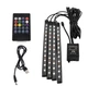 Підсвічування салону автомобіля Led RGB 4х12 USB (багатокольорове) + Музика USB - зображення 1