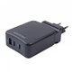 Зарядний пристрій Maxxter 1USB-A + 2USB-C (PD 65W+PD 18W + QC 3.0) (WC-PD65W-01) - изображение 2