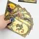 Золотое Таро Райдера-Уэйта Gold Foil Tarot колода для гадания / предсказаний, золотистый "S" (86780684) - изображение 6